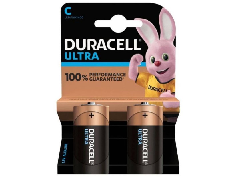 Batéria Duracell Ultra (Turbo Max) LR14 C 1.5 V 2 ks blister Batéria Duracell Ultra (Turbo Max) LR14 C 1.5 V 2 ks blister