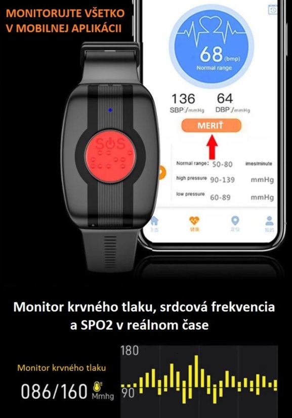 Spencer Medical GPS Senior sos naramok 7