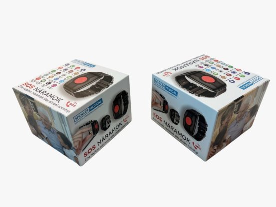 sos náramok krabicka