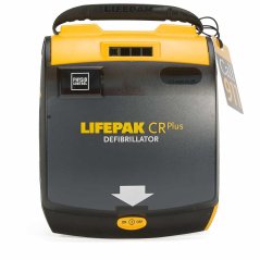 physio control lifepak cr plus aed package front view