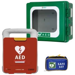 defibrilátor s výkonom až 360 J plne komunikuje v slovenskom jazyku exteriérová skrinka s krytím IP (3)