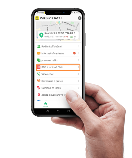 Spencer Medical GPS Senior sos naramok 5