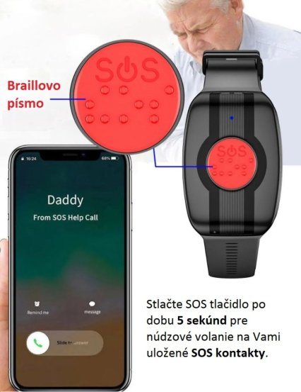 Spencer Medical GPS Senior sos naramok 9