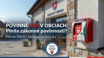 Povinné AED defibrilátory v obciach 2025 | Partner ZMOS | Spencer Medical