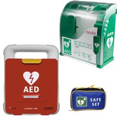 defibrilátor s výkonom až 360 J plne komunikuje v slovenskom jazyku exteriérová skrinka s krytím IP – kópia