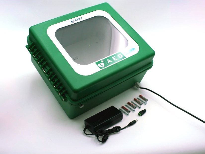 Exteriérová skrinka ARKY s vyhrievanim a alarmom