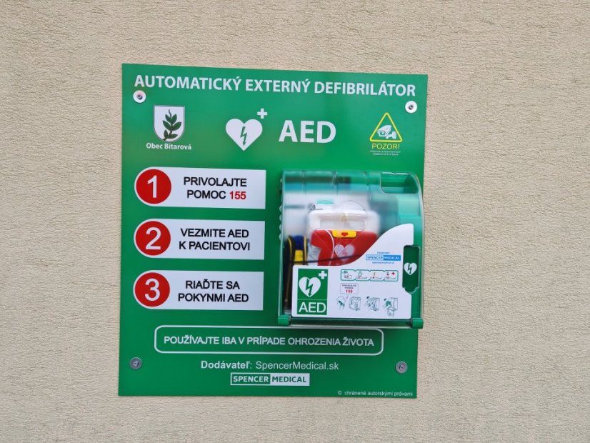 AED defibrilátor Obec Bitarová