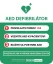 AED defibrilátor informačná tabuľa prvej pomoci 41x50 cm – pohľad 2